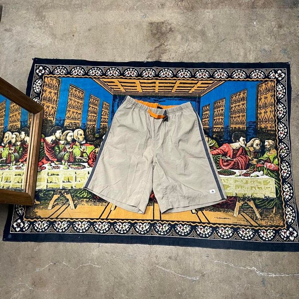 Nike-acg Men's Cream and Brown Shorts